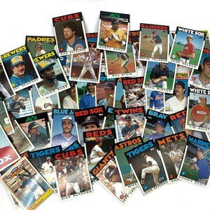 Baseball Cards Vintage 1980's Topps Mixed Lot 49
